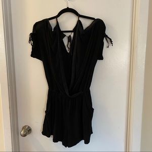 JS wrap front romper